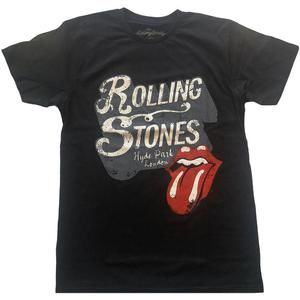 The Rolling Stones Unisex T-Shirt Hyde Park Black